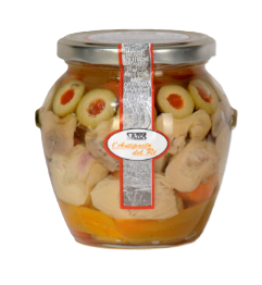 Antipasti Del Re (olives, champignons, artichauts, poivrons) (580 ml x 6) SATOS