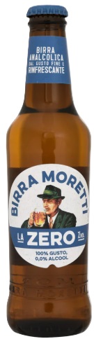 BIERE MORETTI LA ZERO SANS ALCOOL 0° 0