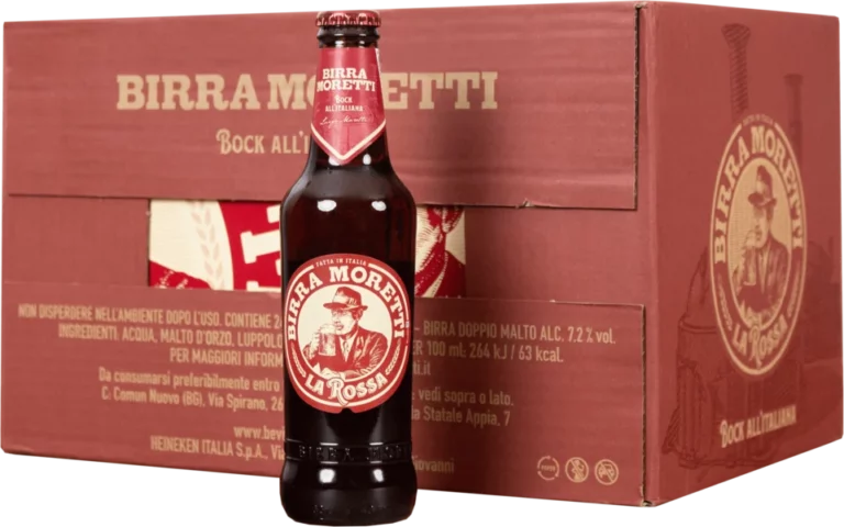 Bière Moretti La Rossa 7,2 ° - Moretti