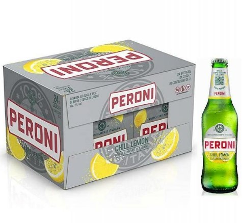 Bière Peroni Chill Lemon Radler 1,3° - Peroni