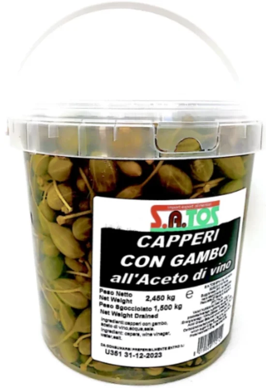 Câpres Tiges (Seau 1,5 kg net) SATOS