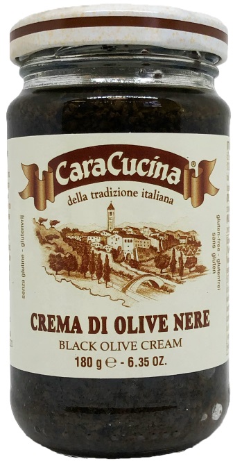 Crème d’Olives Noires (180 g x 12) Cara Cuccina La Favorita