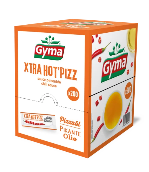 Dosette Sauce Pimentée 4 ml x 200 - PRIX CARTON - GYMA