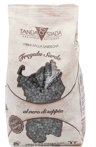 Fregula Sarda à l’Encre de Seiche (500 g x 12) TANDA
