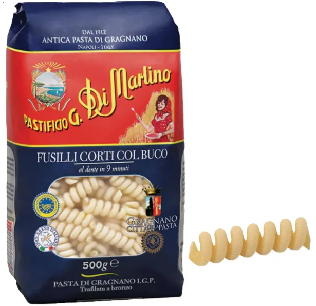 Fusilli Corti Buco blé dur (500 g x 12)
