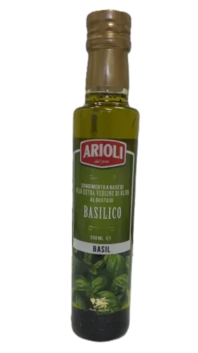 Huile Extra Vierge Aromatisée Basilic (250 ml x 12) ARIOLI