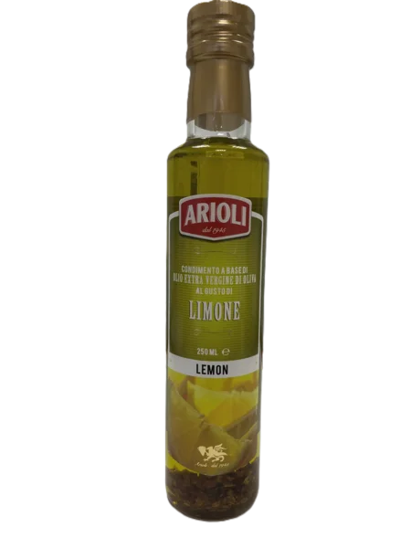 Huile Extra Vierge Aromatisée Citron (250 ml x 12) ARIOLI