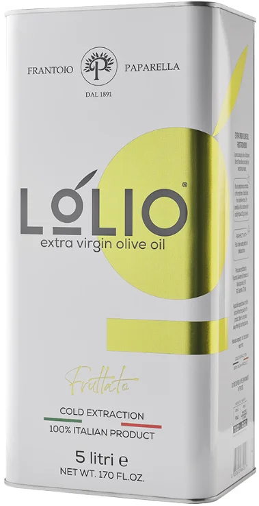 Huile Extra Vierge FRUTTATO 100 % Italienne (Bidon 5 L) PAPARELLA