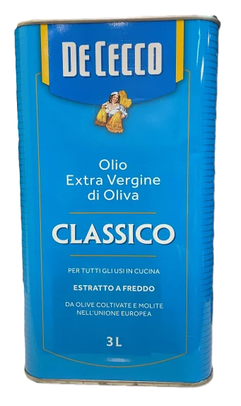 Huile Olive Classico Extra Vierge (3 L x 4) DE CECCO