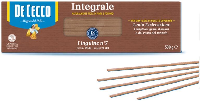 Linguine Intégrale Blé Complet (500 g x 12) – n° 7