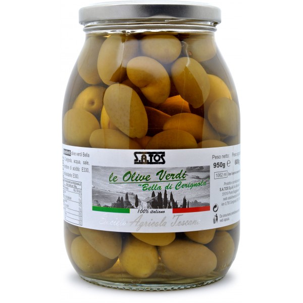 Olives Vertes Bella Cerignola (3100 ml x 2) SATOS