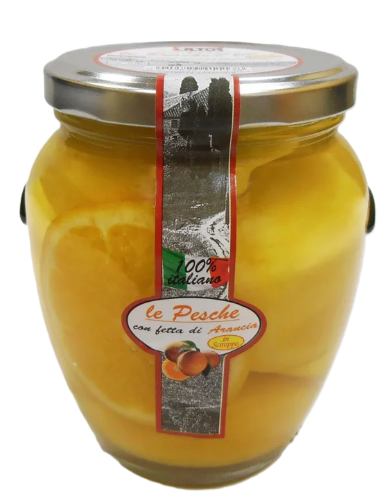 Pêches au Sirop (580 ml x 6) - SATOS