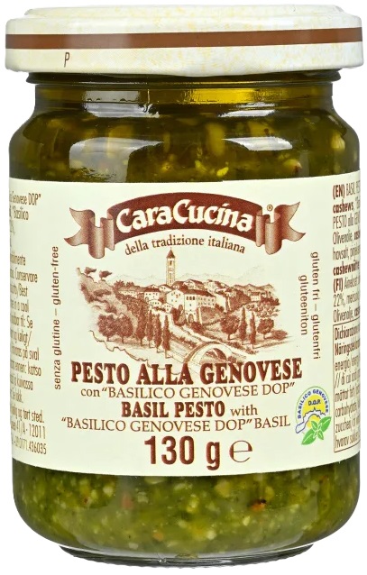 Pesto Alla Genovese (130 g x 12) Cara Cuccina La Favorita