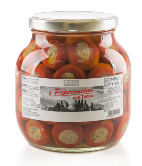 Petits Poivrons Doux Farcis Thon (1,5 Kg x 2) SATOS