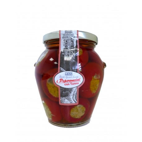 Petits Poivrons Doux Farcis Thon (314 ml x 6) SATOS