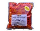 Poivrons Pelés Grillés en Lamelles (1 Kg x 8) SATOS
