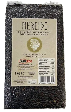 Riz Nerone (noir) (1 Kg x 12) CARPI RISO