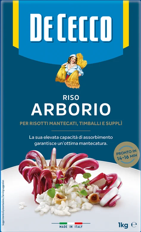 Riz Superfino Arborio (1 Kg x 12) DE CECCO