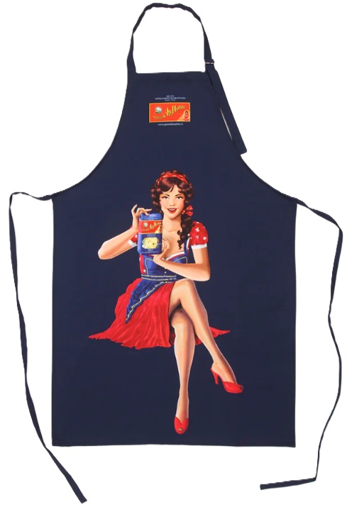 Tablier Pin-Up Bleu Marine