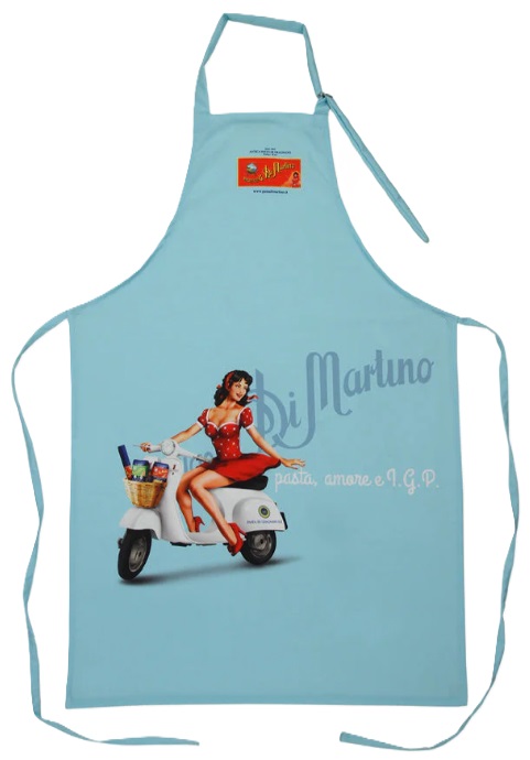 Tablier Pin-Up Turquoise