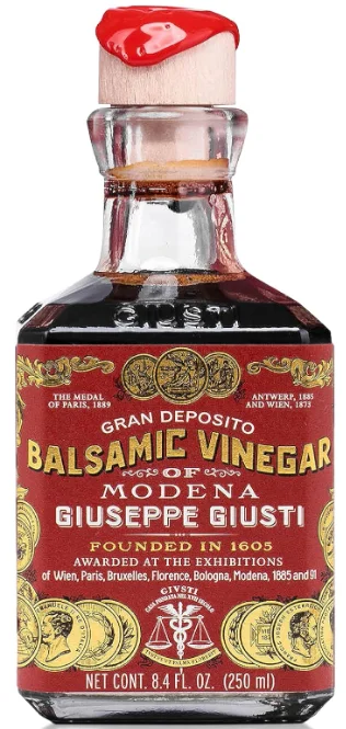 Vinaigre Balsamique Modena IGP 3 Médailles d’Or- 12 ans -Cubique – 250 ml x 12- GIUSTI