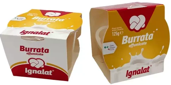 Burratine Fumées (125 g x 2) x 8 IGNALAT