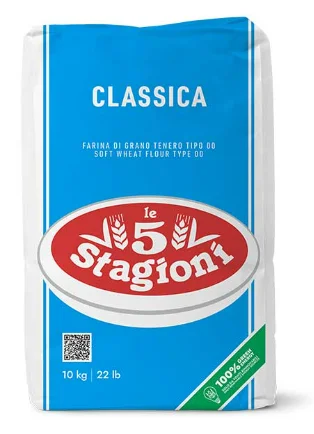 Farine 00 Sac Azzuri (Bleu Ciel) W 200 - 1 kg x 10 - 5 STAGIONI