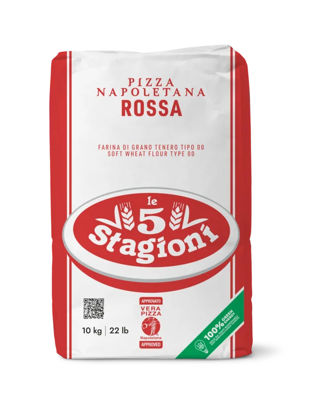 Farine 00Napolitaine Rouge – W 310 - 1 kg x 10 - 5 STAGIONI
