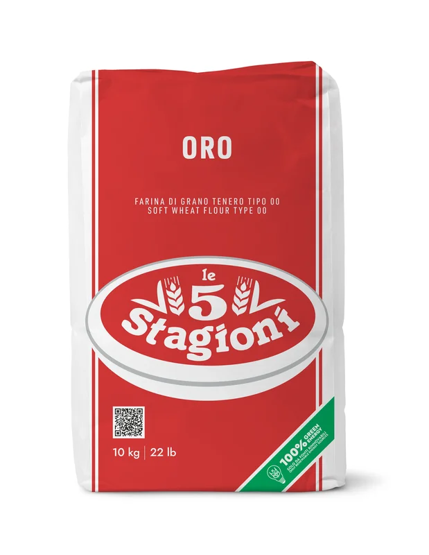 Farine Tipo 00Oro – W 390 - Sac 10kg (Rouge) 5 STAGIONI