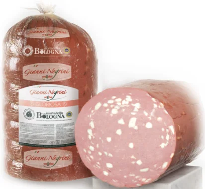 Mortadelle Bologna IGP avec Pistaches 3 kg Negrini