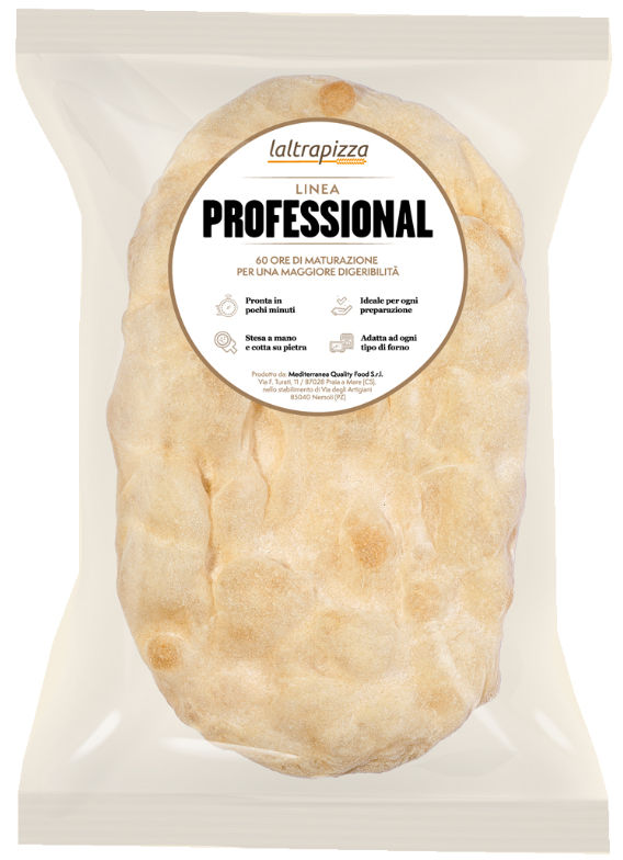 Sachet PINSA OVALE BASE (250GX2)X15 - 34cmx24cm - LALTRAPIZZA