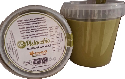 CREME PISTACHE SUCREE 1KGX8 (45% de Pistache) - GRAMAR