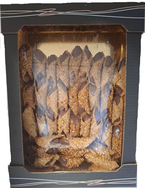 GÂTEAU CANNOLI CROQUANT CHOCOLAT 1500GX1 - POSITANO