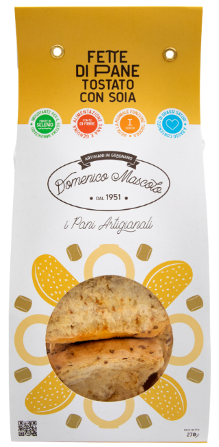 FETTE DI PANE (Pain blanc grillé) 270GX18 - MASCOLO