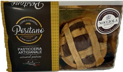 GÂTEAU CROSTATINA AU CHOCOLAT (Tartelette) 160GX8 - POSITANO