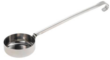 LOUCHE DOSEUSE ACIER INOX POUR PIZZA 90G (AC-MS90) - GI METAL