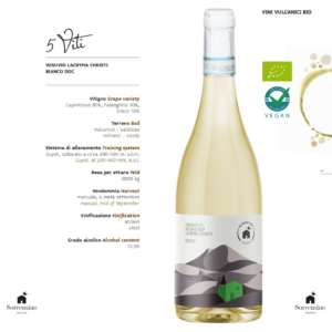 Lacryma Christi Vesivio BIO – Blanc– 13° - SORRENTINO