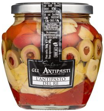 ANTIPASTI DEL RE 580MLX6 - SATOS (AR580)