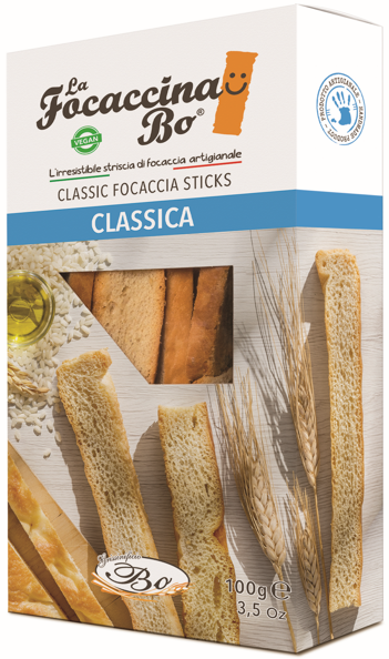 FOCACCINA ARTISANAL CLASSIC 100GRX10 - PANIFICIO GRISSINFICIO