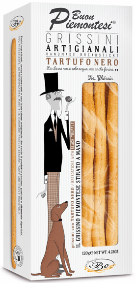 GRESSIN ARTISANAL A LA TRUFFE 120GRX8 - PANIFICIO GRISSINFICIO